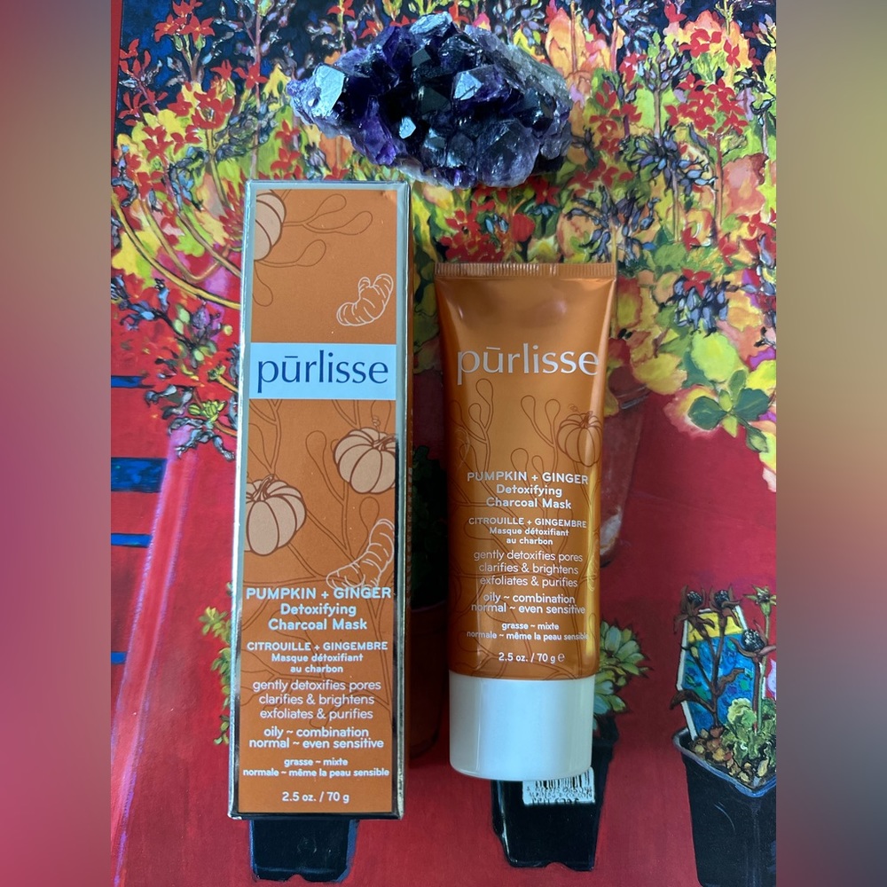 🍁Full Size Purlisse  Pumpkin + Ginger Detoxifying Mask